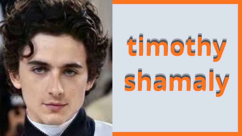 timothy shamaly